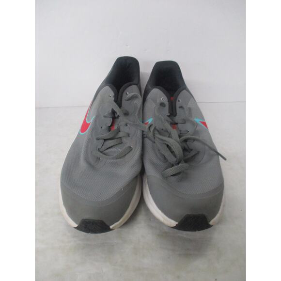 USED Nike unisex Star Runner 3 Running Shoes,smoke grey/siren red/black-Sz 6.5 Y - Picture 2 of 14